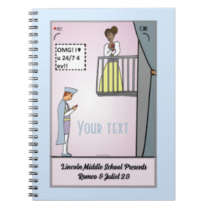 Romeo and Juliet 2.0 Spiral Notebook