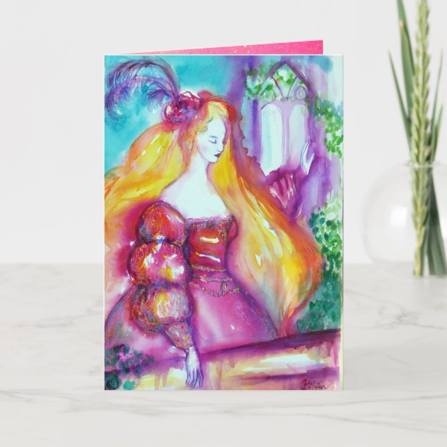 ROMEO AND JULIET BALCONY SCENE Valentine's Day Holiday Card (Front)