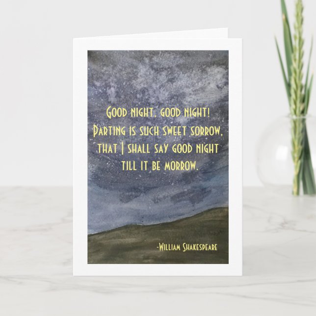 Romeo and Juliet Card (Front)