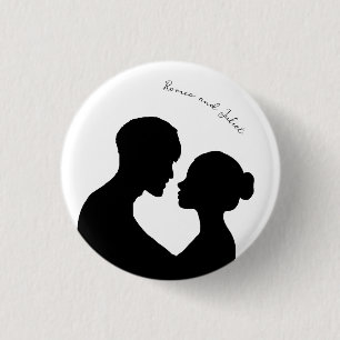 Romeo and Juliet Customisable pin