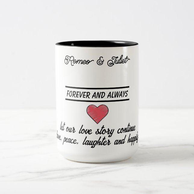 Romeo and Juliet Love Mug (Center)