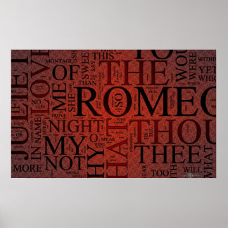 Romeo and Juliet (Red) Poster