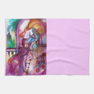 ROMEO AND JULIET Romantic Valentines's Day Tea Towel