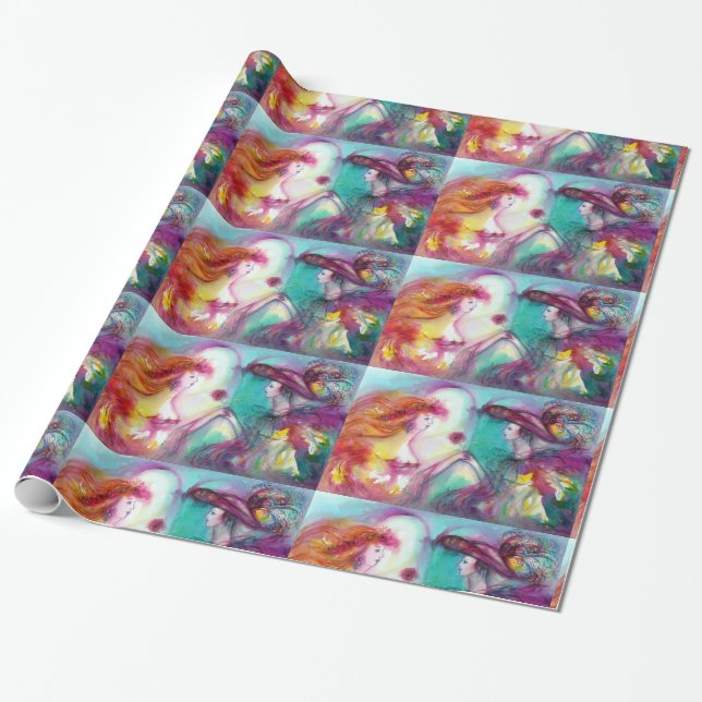 ROMEO AND JULIET, Valentine's Day Wrapping Paper (Unrolled)