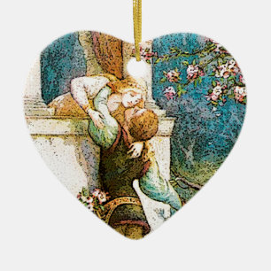 ROMEO AND JULIET VINTAGE.jpg Ceramic Ornament