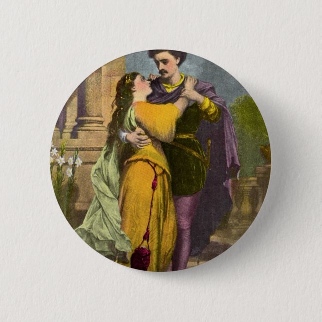 Romeo & Juliet 6 Cm Round Badge (Front)