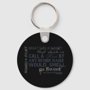 Romeo & Juliet Name Quote Key Ring
