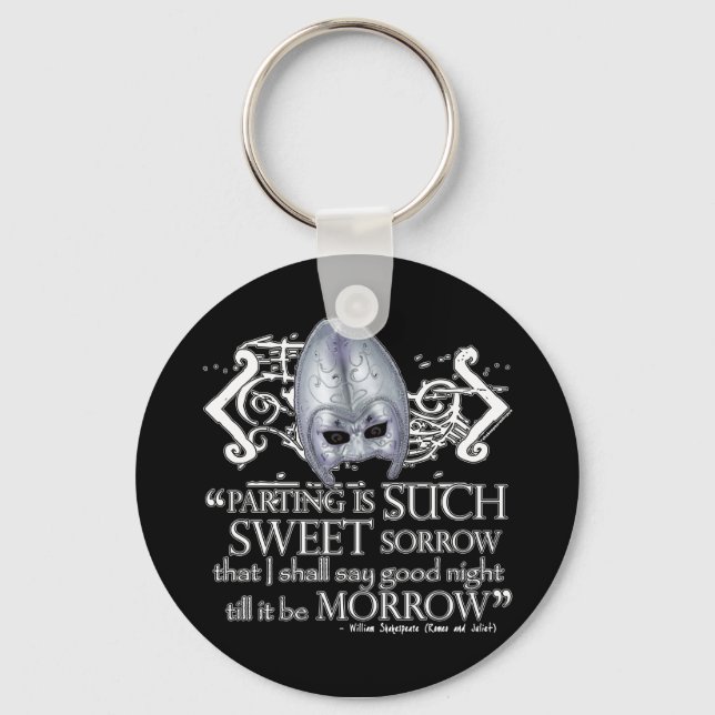 Romeo & Juliet Quote Key Ring (Front)