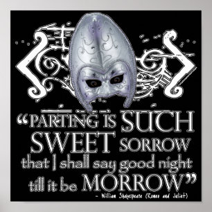 Romeo & Juliet Quote Poster