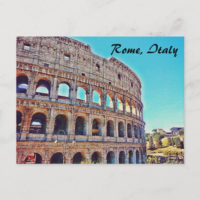 Rome's Colosseum Postcard (Front)