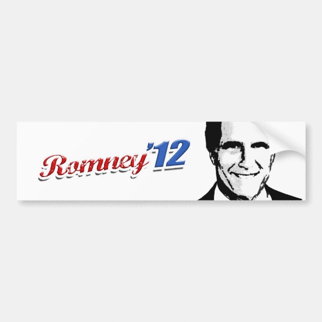 Romney '12 bumper sticker (Front)