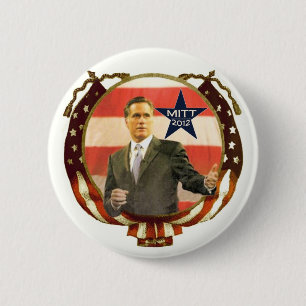 Romney 2012 6 cm round badge