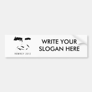 Romney 2012 FACE Bumper Sticker