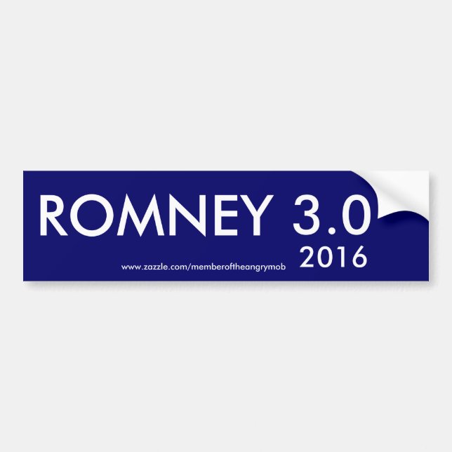 ROMNEY 2016 Bumper Sticker (Front)