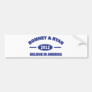 Romney And Ryan 2012 Bumper Sticker