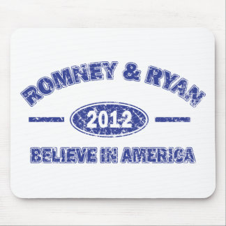 Romney and Ryan Believe in America Mouse Pad