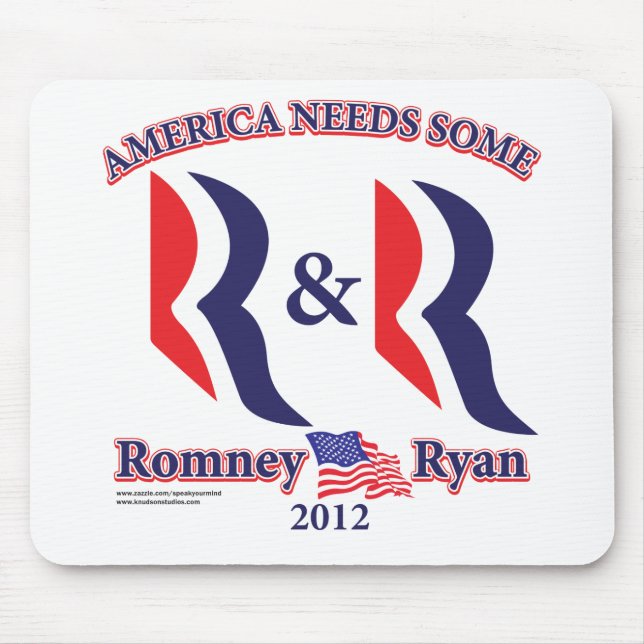 Romney and Ryan Mouse Pad (Front)