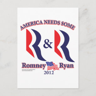 Romney and Ryan Postcard