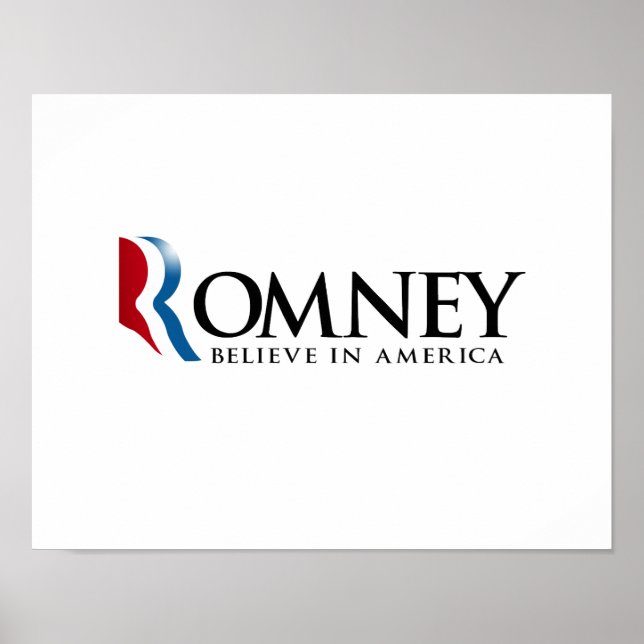 Romney - Believe in America Poster (Front)