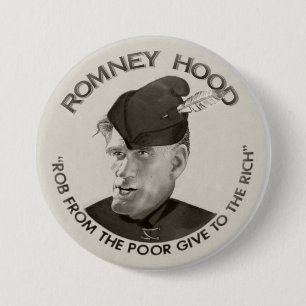 Romney Hood 2012 7.5 Cm Round Badge