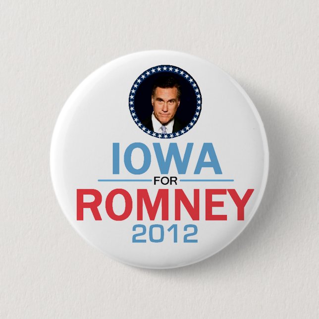 Romney Iowa Button (Front)