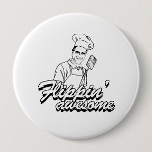 ROMNEY IS FLIPPIN' AWESOME.png 10 Cm Round Badge