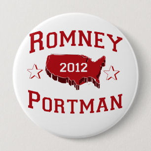 ROMNEY PORTMAN DELEGATES.png 10 Cm Round Badge