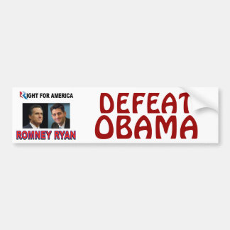 ROMNEY RIGHT.jpg Bumper Sticker