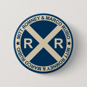 Romney Rubio American Crossroads 6 Cm Round Badge