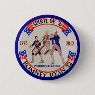 Romney Ryan '12 6 Cm Round Badge