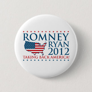 Romney Ryan 2012 6 Cm Round Badge