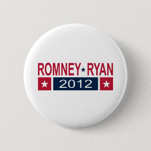 Romney Ryan 2012 6 Cm Round Badge