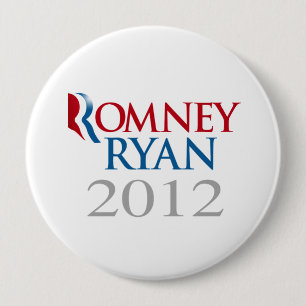 ROMNEY RYAN 2012.png 10 Cm Round Badge