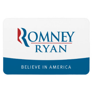 Romney Ryan Believe in America Flexi Magnet