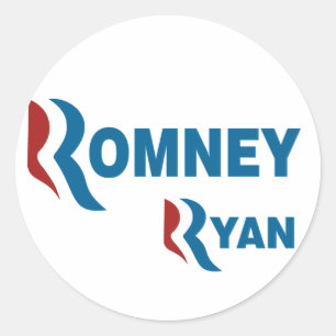 Romney - Ryan Classic Round Sticker