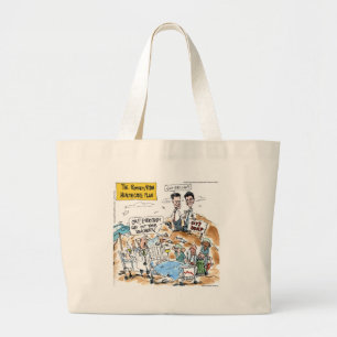 Romney/Ryan Health Care Funny Gifts & Tees Large Tote Bag