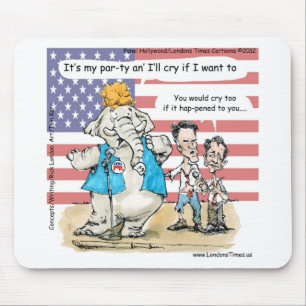 Romney & Ryan Its My Party Funny Gifts & Cards Mouse Pad