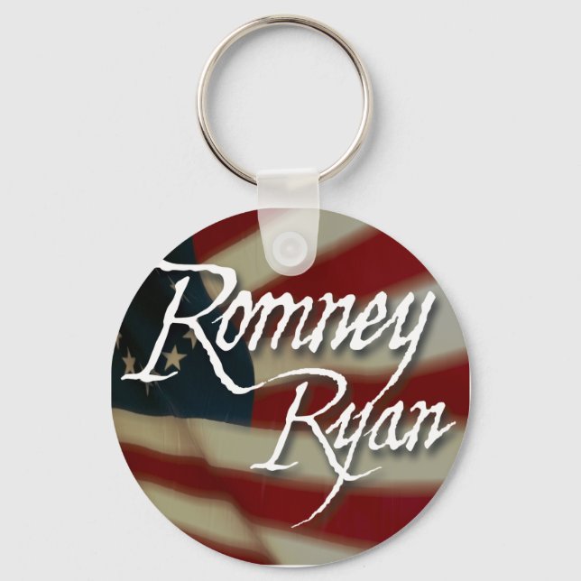 Romney Ryan, No Apologies Key Ring (Front)