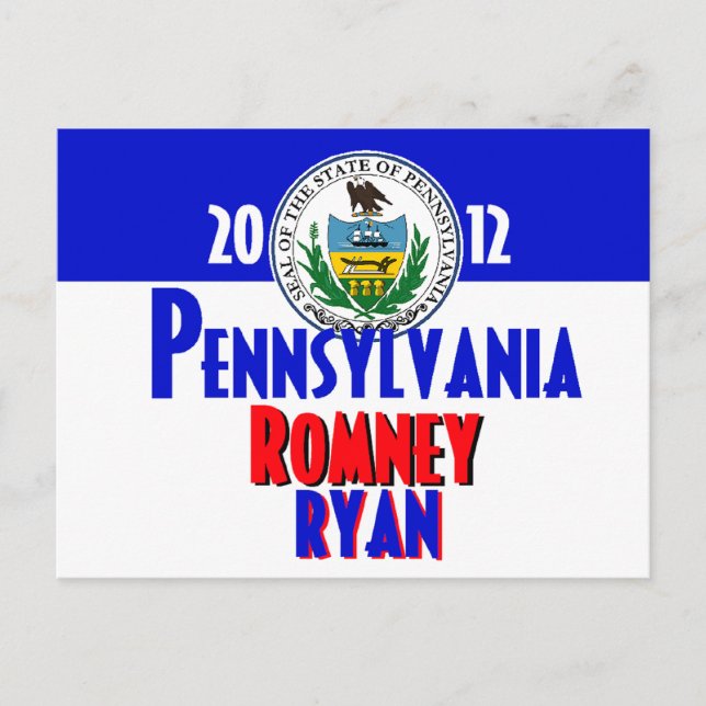 Romney Ryan Postcard (Front)