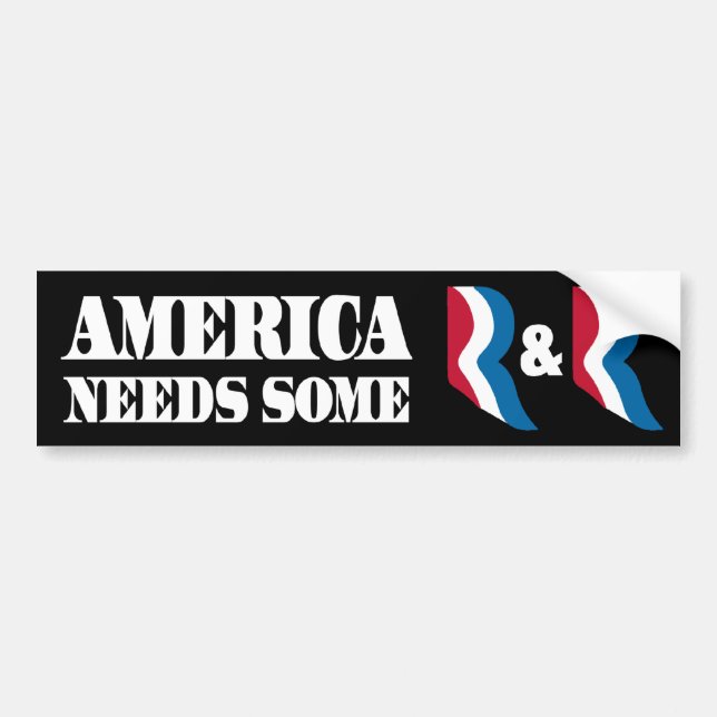 Romney - Ryan - R&R Bumper Sticker (Front)