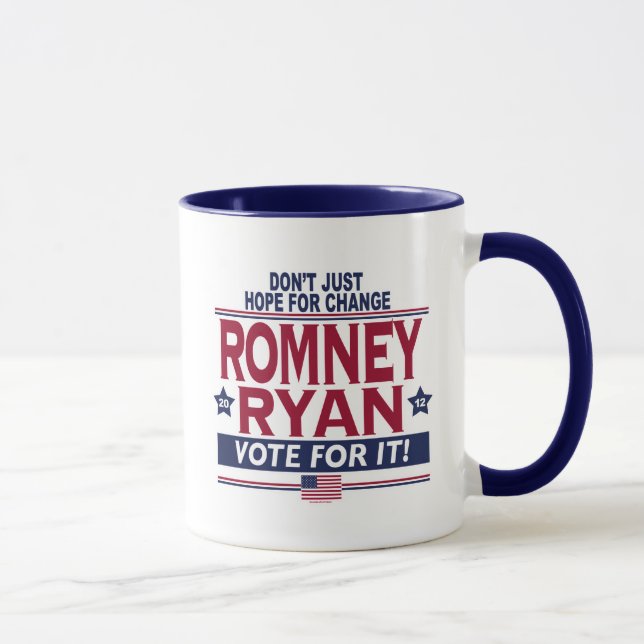 Romney Ryan Real Hope 2012 Mug (Right)