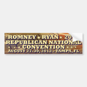 Romney - Ryan - Republican National Convention Bumper Sticker