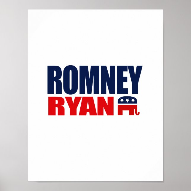ROMNEY RYAN TICKET 2012.png Poster (Front)