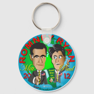 Romney Ryan USA Key Ring