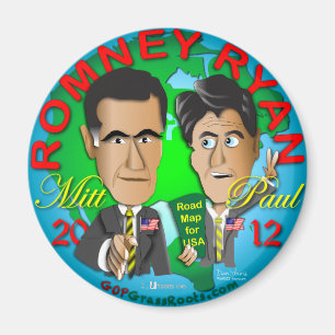 Romney Ryan USA Magnet