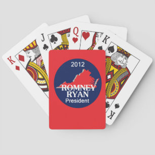Romney Ryan VIRGINIA Playing Cards