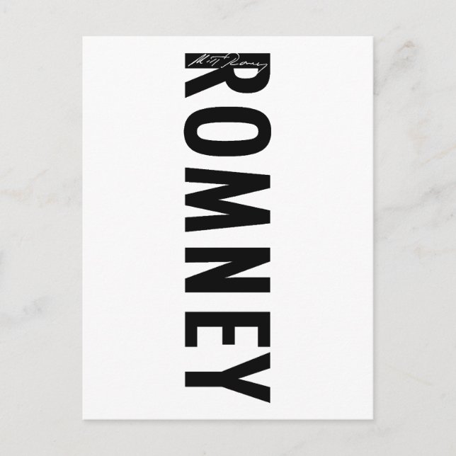 Romney Signature Gear Postcard (Front)