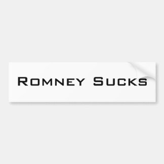 Romney Sucks Bumper Sticker