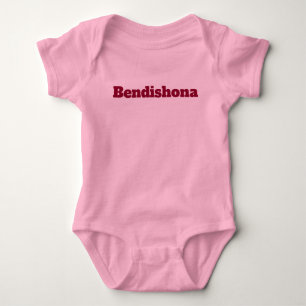 Romper Bendishona roze. Baby Bodysuit