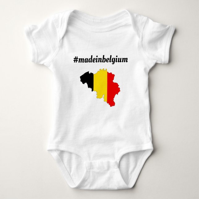Romper Madeinbelgium. Baby Bodysuit (Front)